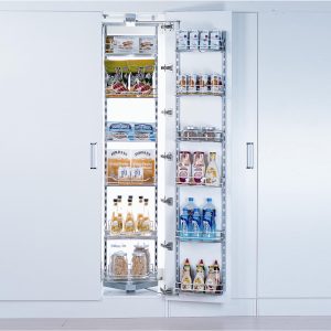 Twelve Layer Pantry with Wire Baskets