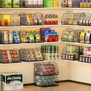 Large Twelve Layer Pantry with Wire  Baskets